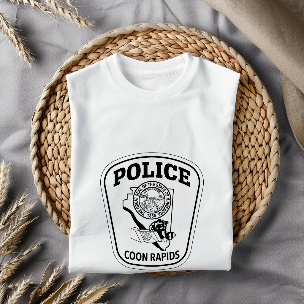 Coon Rapids Police Patch SVG, Minnesota Police Patch Vector, Coon Rapids Law Enforcement Emblem, Police Department Patch SVG, Coon Rapids PD Patch