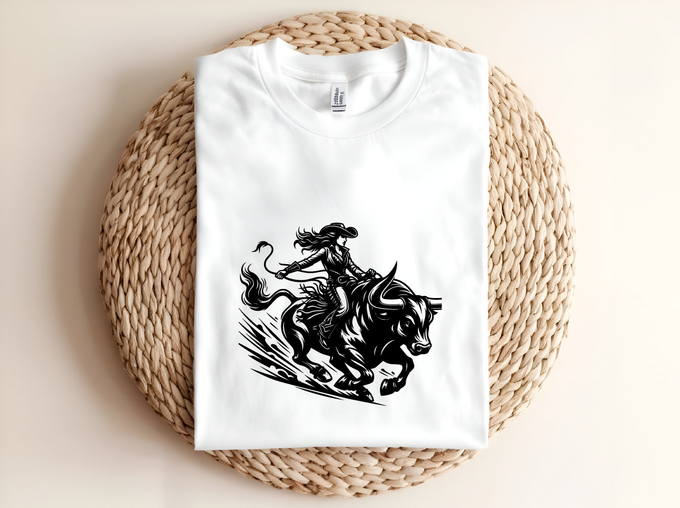 Cow Girl Vector
