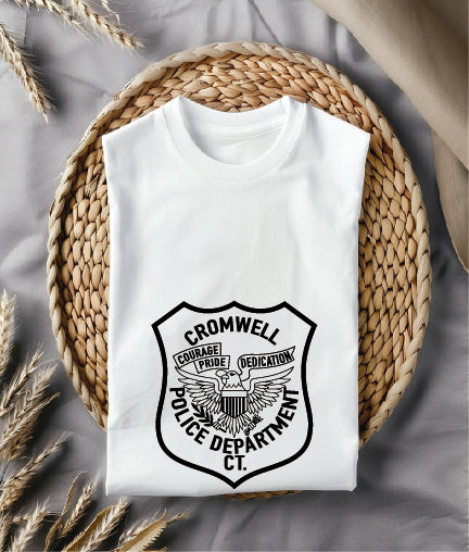 Cromwell Police Department Patch SVG, Cromwell Connecticut Police Patch Vector, Cromwell Police Emblem SVG, Connecticut Police Patch Vector, Cromwell PD Patch