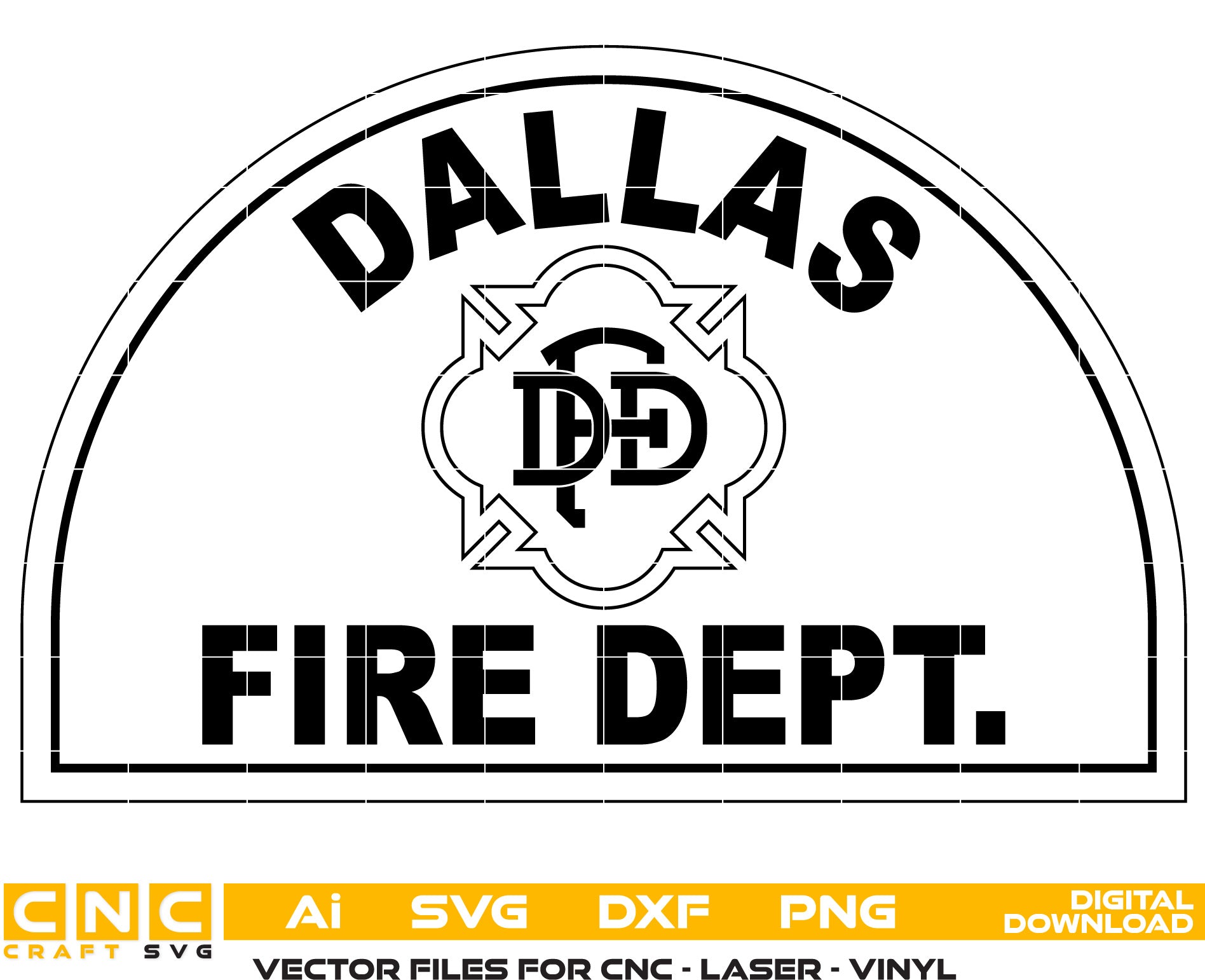 Dallas Fire Dept. Badge