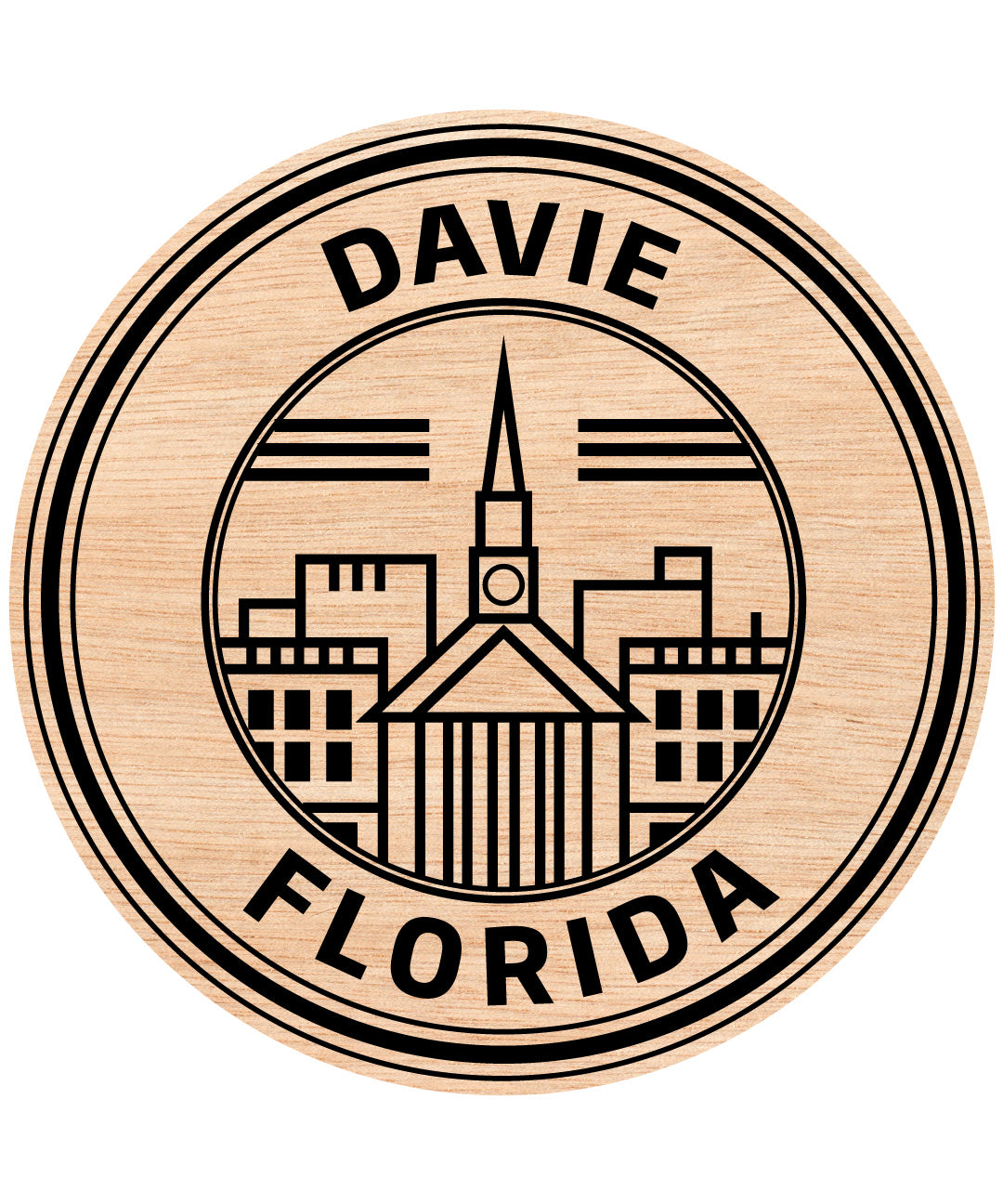 Davie Florida Seal Vector