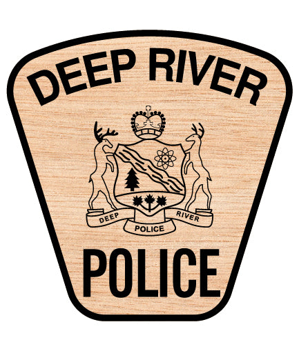 Deep River Police Patch SVG, Deep River Police Patch Vector, Police Department Patch SVG, Law Enforcement Patch Vector, City Police Patch SVG
