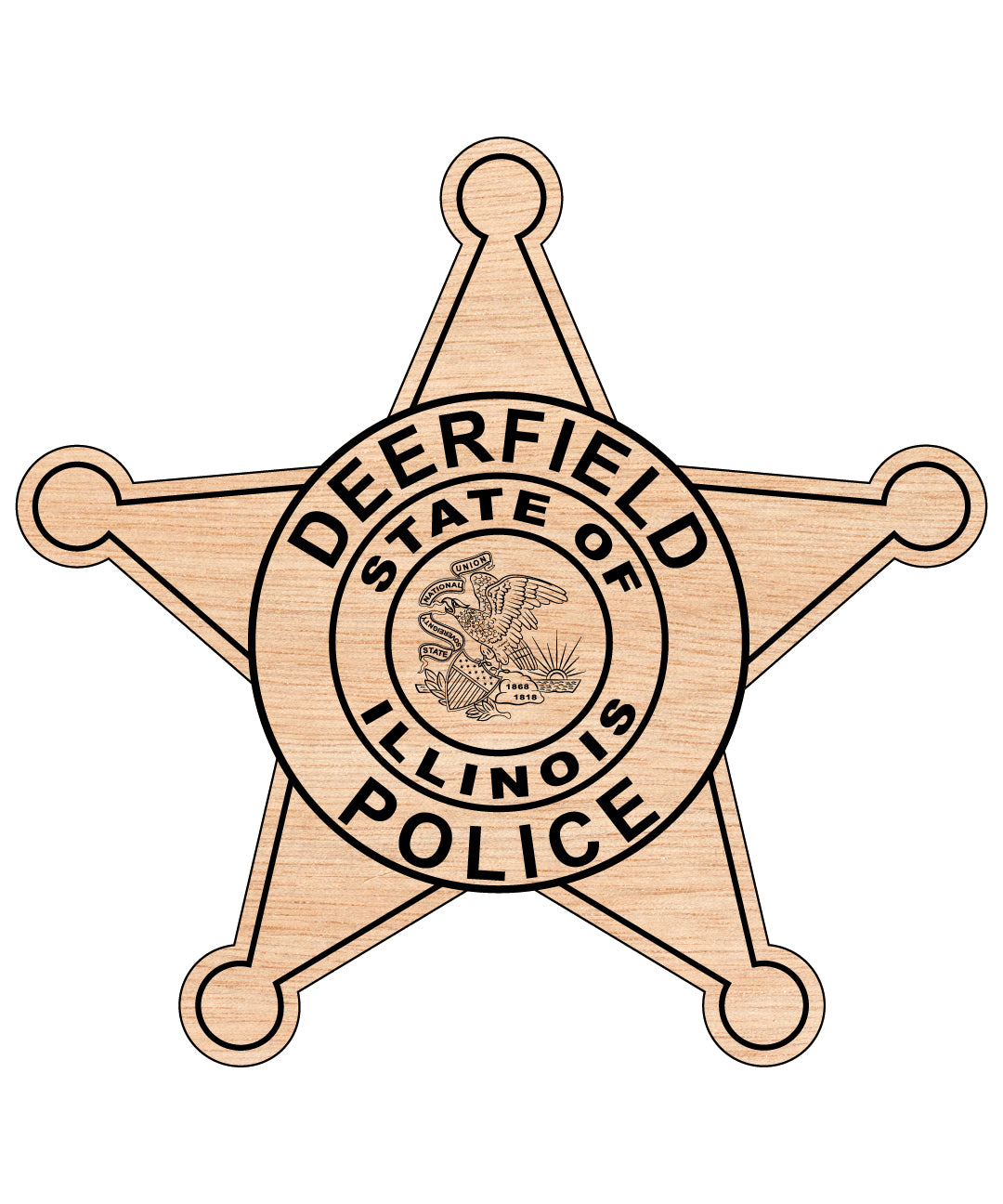 Deerfield Police Badge