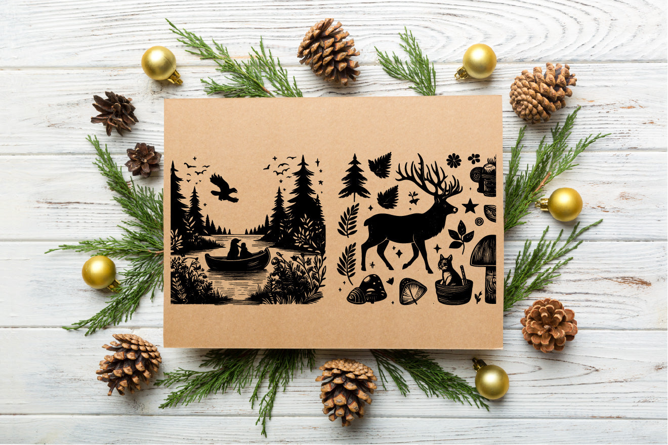 Deer in the Forest Animals SVG