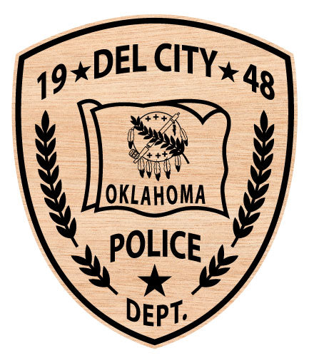 Del City Oklahoma Police Department Patch