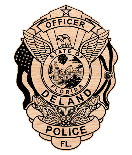 Deland Florida Police Officer Badge