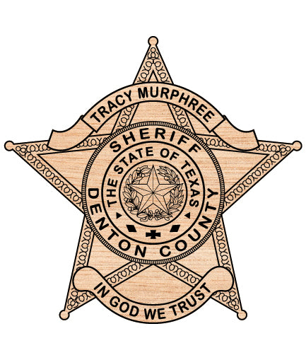 Denton County Sheriff’s Office Badge SVG, Texas Sheriff Badge Vector, Denton County Law Enforcement Emblem, Texas Police Badge SVG, Sheriff Department Seal