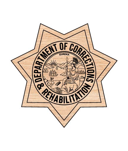 California Department Of Corrections Badge SVG, California Prison Emblem Vector, Corrections And Rehabilitation Badge SVG, California Officer Badge Vector, CDCR Badge SVG