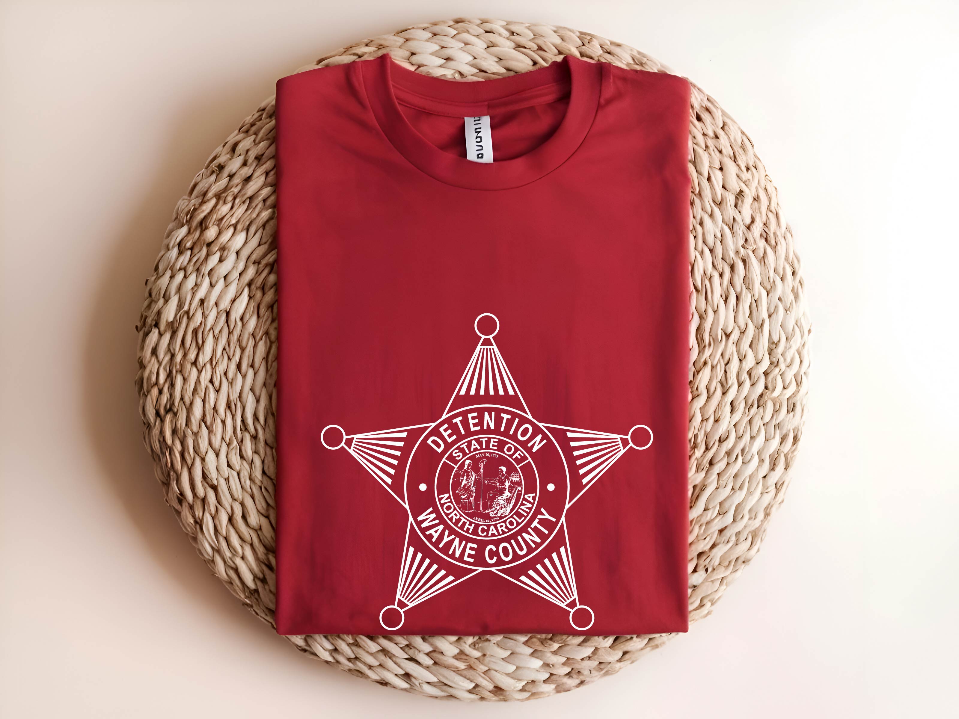 Wayne County Detention Badge SVG, Detention Officer Badge Vector, County Detention Emblem, Law Enforcement Badge SVG, Correctional Badge Design, Engraving Badge File