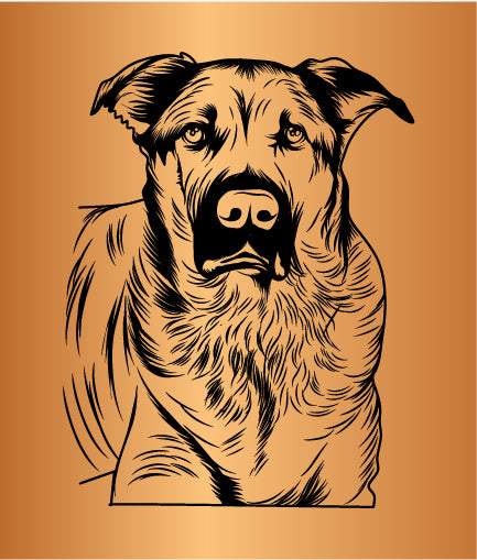 Dog SVG – High-Quality Vector for Laser Engraving, Cutting & Craft Projects