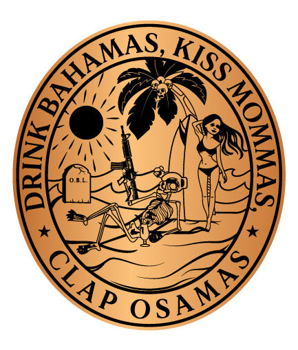 Drink Bahamas Kiss Mommas clap Osamas Seal Vector Art