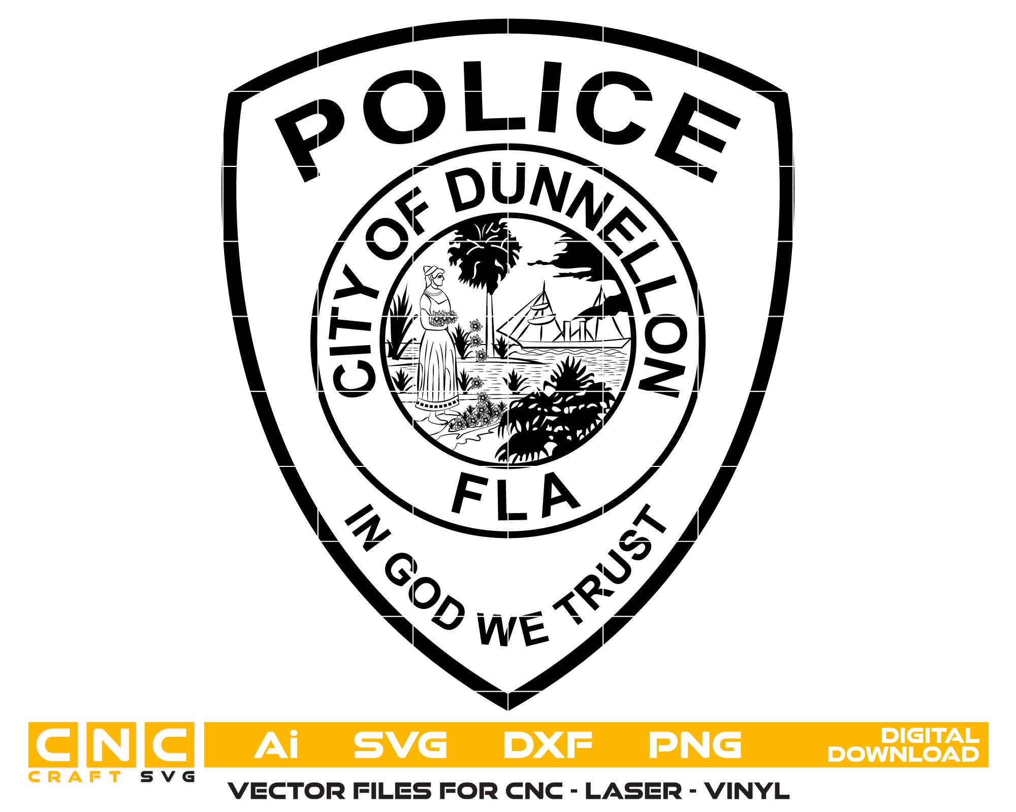 Dunnellon Police Patch Florida