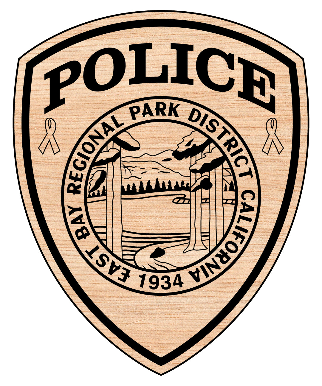East Bay Regional Park Police Patch SVG, California Law Enforcement Patch Vector, East Bay PD Badge, Regional Park Police Emblem, East Bay Police Patch