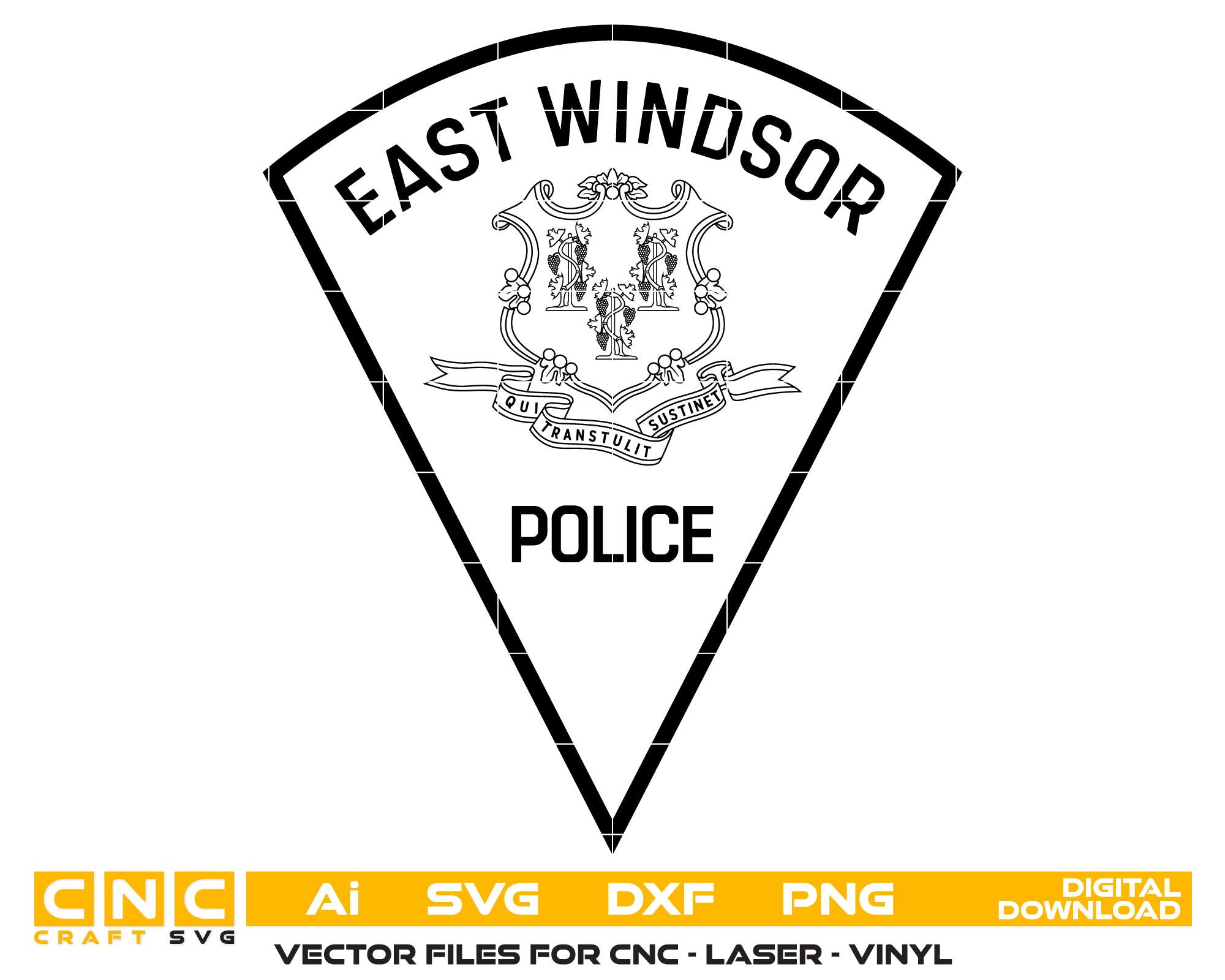East Windsor Police Department Patch SVG, East Windsor Connecticut Police Patch Vector, East Windsor Police Emblem SVG, Connecticut Police Patch Vector, East Windsor PD Patch