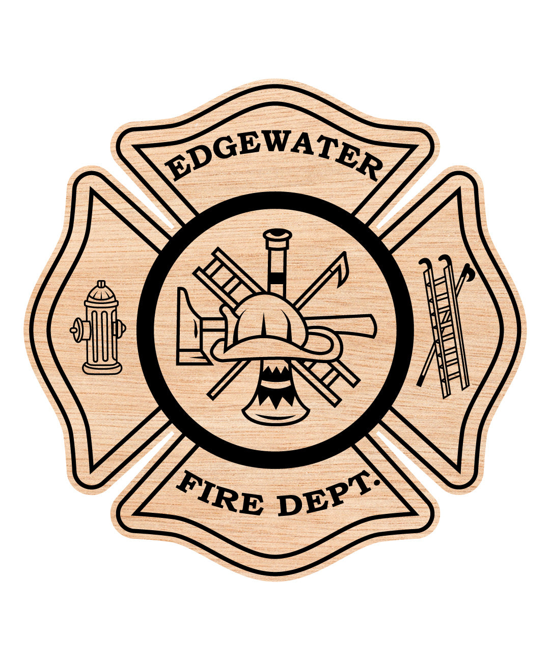 Edgewater Volunteer Fire Department Badge