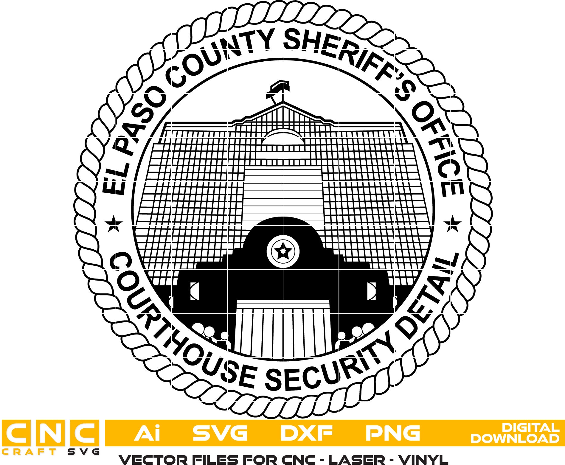 El Paso County Sheriff Vector Art