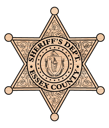 Essex County Sheriff’s Department Badge SVG, Essex County Sheriff Badge Vector, Sheriff’s Emblem SVG Essex, Essex Law Enforcement Badge Vector, County Sheriff Badge