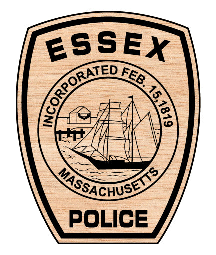 Essex Police Patch Massachusetts SVG, Essex MA Police Patch Vector, Essex Police Emblem SVG, Massachusetts Police Patch Vector, Essex Police Department Patch