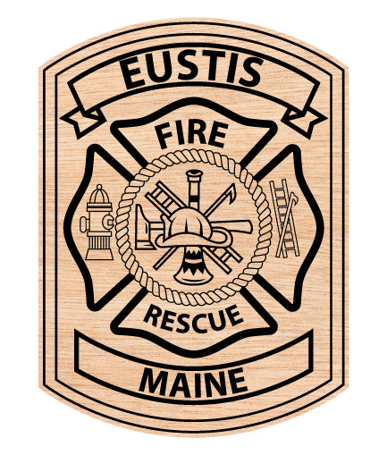 Eustis Maine Fire Department Badge