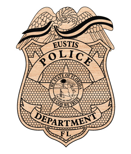 Eustis Police Department Badge Florida SVG, Eustis Police Emblem Vector, Florida Police Badge SVG, Eustis Law Enforcement Badge, Eustis Police Badge Logo