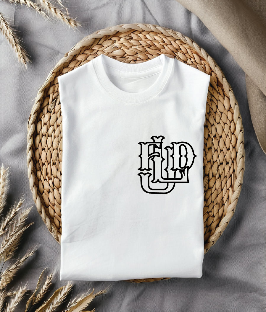 FLJD Logo SVG, Custom Lettering Vector