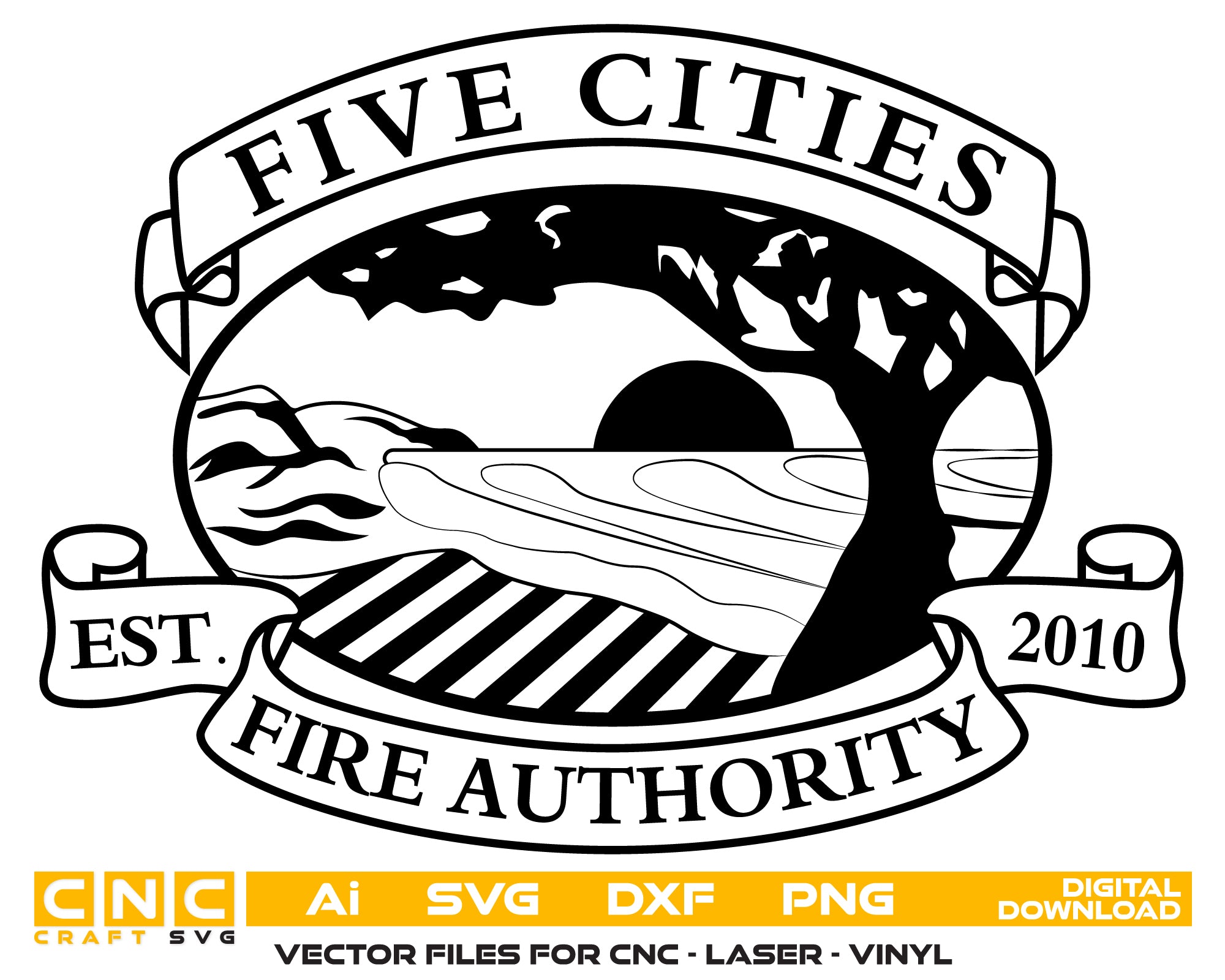 Five Cities Fire Authority Logo