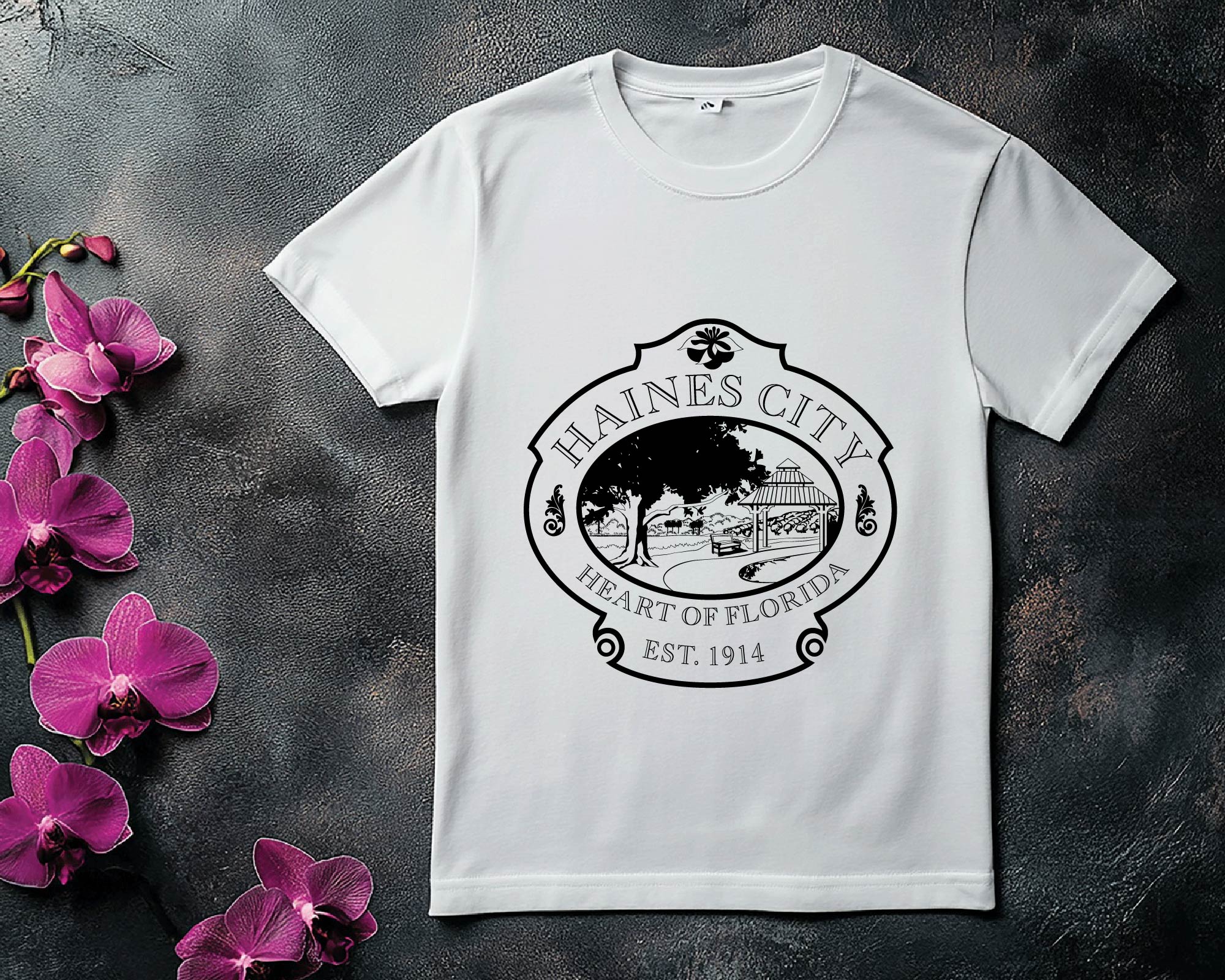 City of Haines Seal SVG, Haines Florida Seal Vector, Florida City Emblem SVG, Municipal Seal Design, City Logo Vector, Haines FL Official Seal SVG