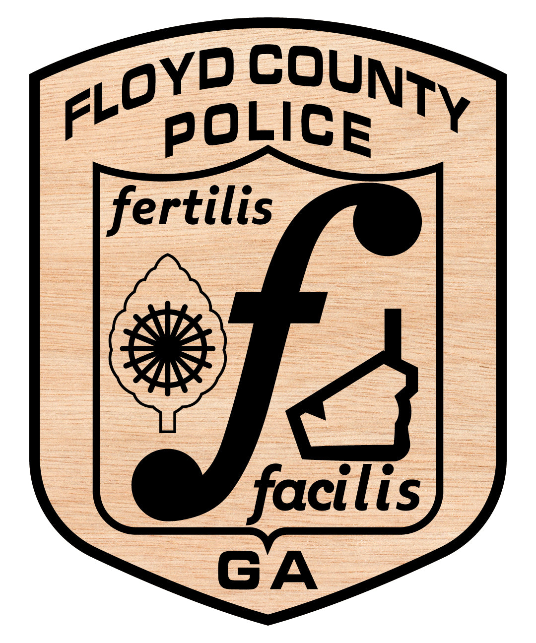 Floyd County Police Badge