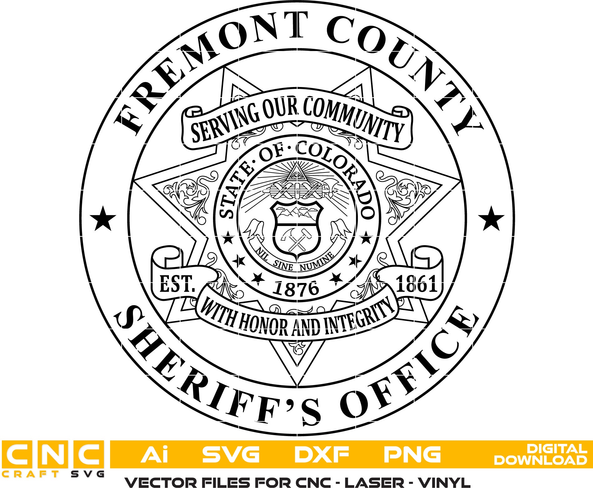 Fremont County Sheriff Badge