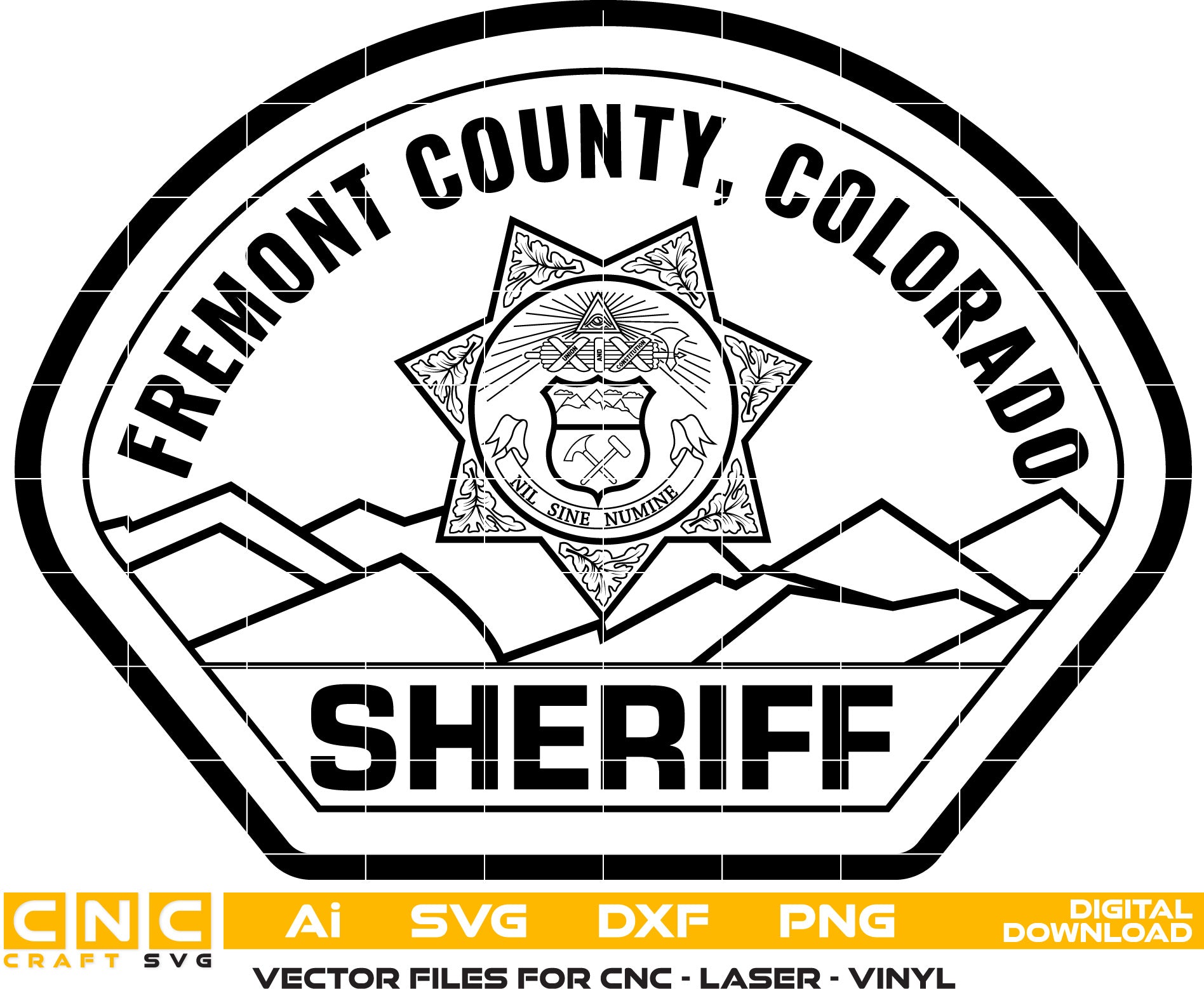 Fremont County Sheriff Badge Digital File