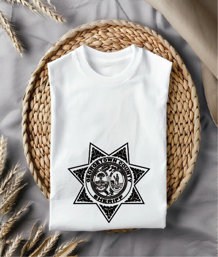Georgetown County Sheriff Badge SVG, South Carolina Sheriff Badge Vector, Georgetown County Law Enforcement Badge, Sheriff’s Office Badge SVG, Police Badge Vector