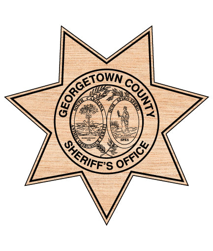 Georgetown County Sheriff’s Office Badge SVG, South Carolina Sheriff Badge Vector, Georgetown County Law Enforcement Badge, Sheriff’s Office Badge SVG, Police Badge Vector