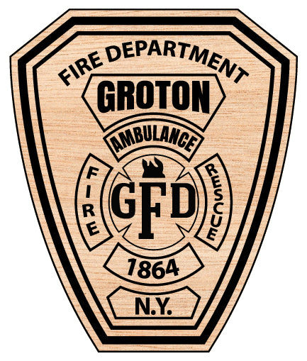 Groton Fire Department Badge New York SVG, Groton NY Firefighter Emblem Vector, Groton Fire Badge SVG, New York Fire Department Badge, Groton Fire Rescue Logo