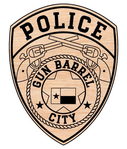 Gun Barrel City Police Department Patch, Texas