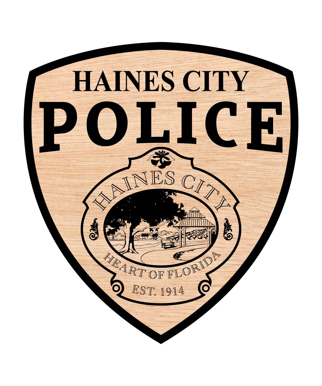 Haines City Police Patch SVG, Haines City FL Police Vector, Florida Police Patch SVG, Law Enforcement Patch Design, Police Emblem Vector, FL Police Logo SVG