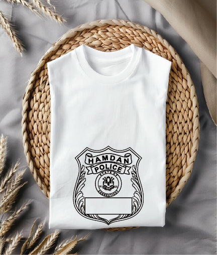 Hamden Police Badge SVG, Connecticut Police Badge Vector, Hamden Police Department Badge, Law Enforcement Badge SVG, Connecticut Police Officer Badge Vector