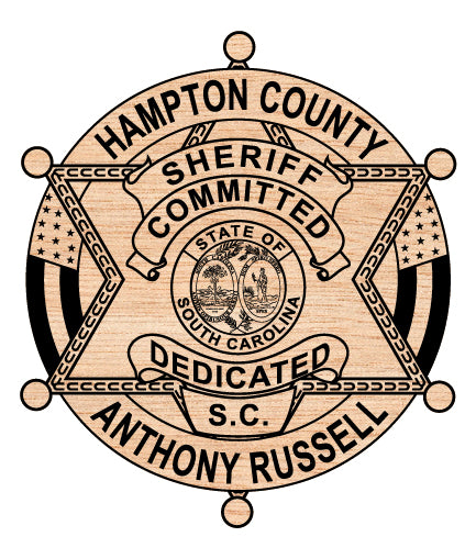 Hampton County Sheriff’s Office Badge SVG, Hampton SC Sheriff Emblem Vector, Hampton Sheriff Badge SVG, South Carolina Sheriff Badge Vector, Hampton County Sheriff Logo