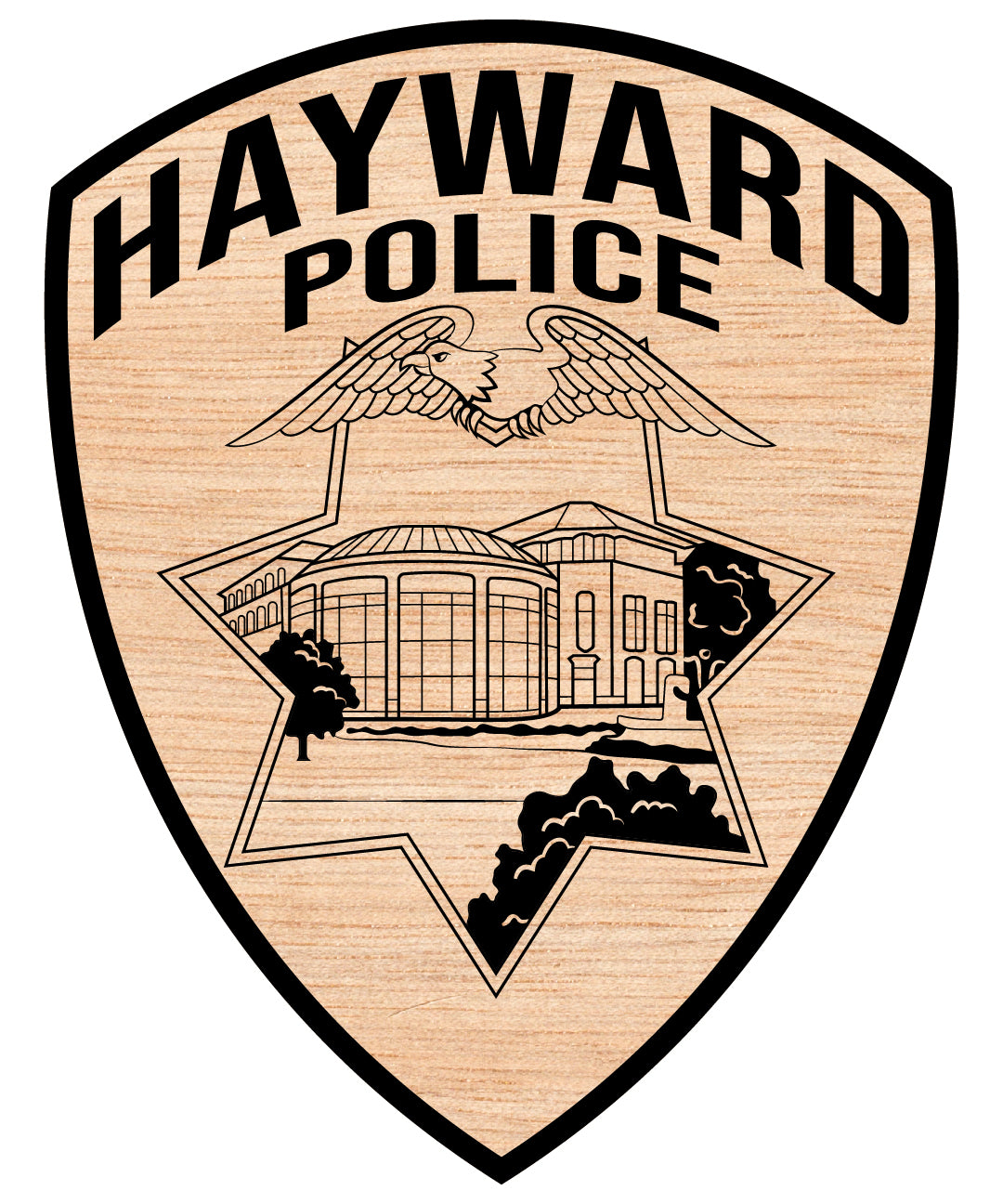 Hayward Police Department Patch SVG, California Police Emblem Vector, Hayward Law Enforcement Patch, Police Department Badge SVG, Hayward PD Patch