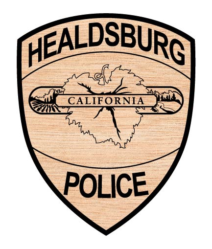 Healdsburg Police Patch SVG, California Police Patch Vector, Healdsburg Police Department Emblem, California Law Enforcement SVG, Police Badge Design