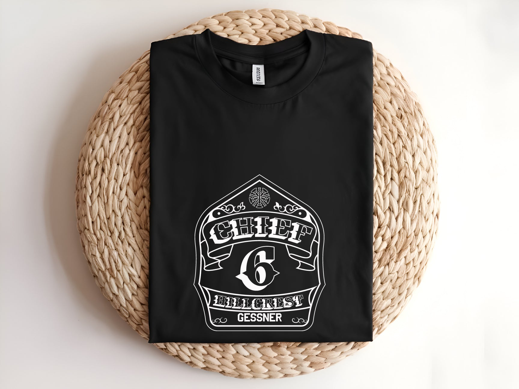 Hillcrest Fire Chief Helmet Shields Badge