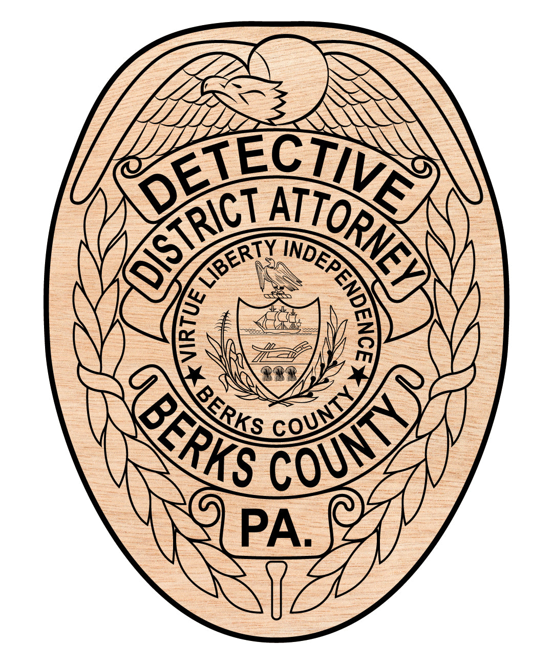 Barks County Detective Police Badge SVG
Barks County Detective Badge Vector
Barks County Police Emblem Design
Detective Police Badge SVG Pennsylvania
Barks County Law Enforcement Badge