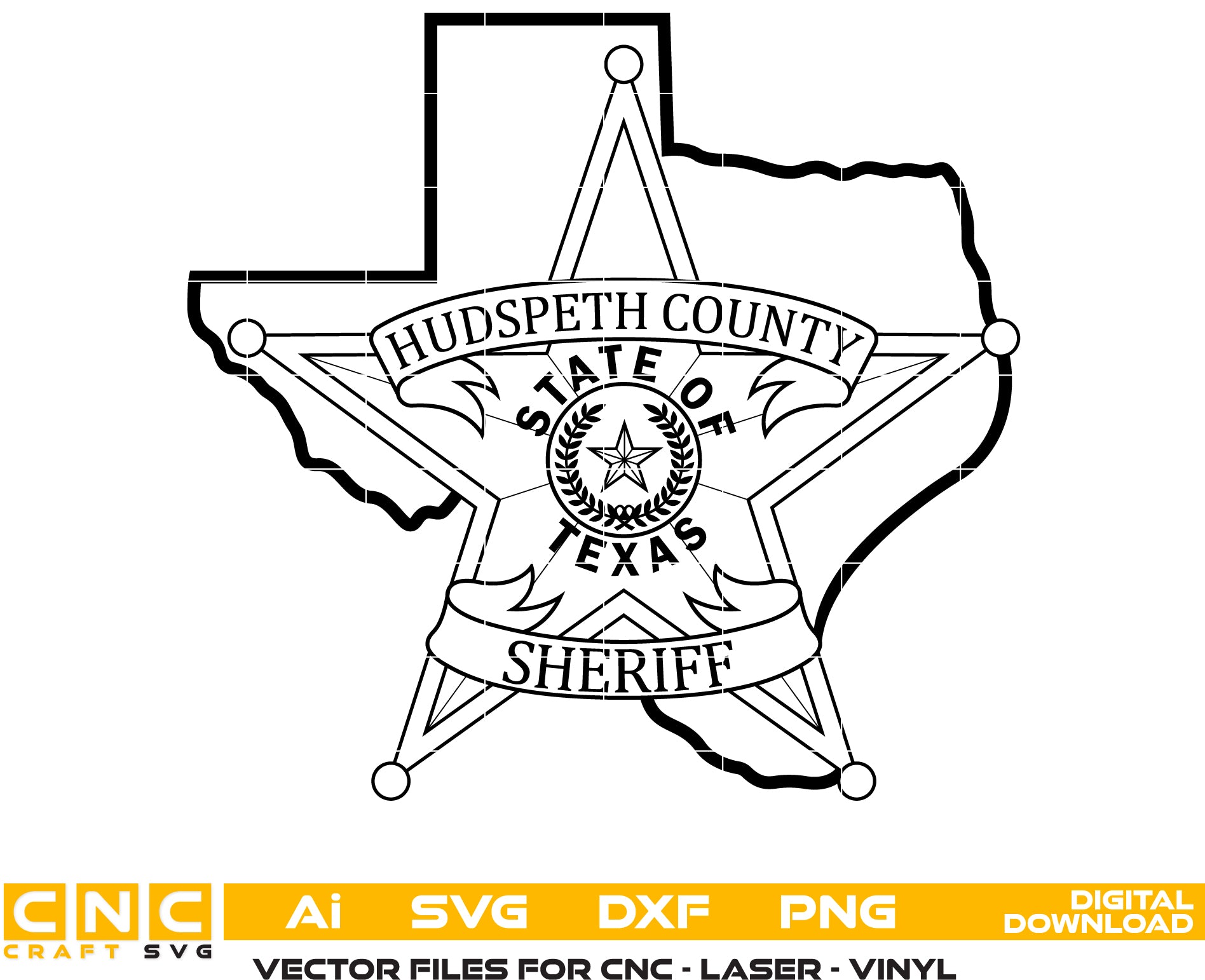 Hudspeth County Sheriff Badge