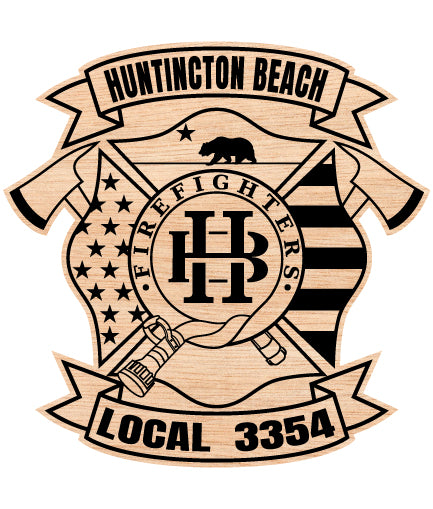 Huntington Beach Firefighters Association Badge