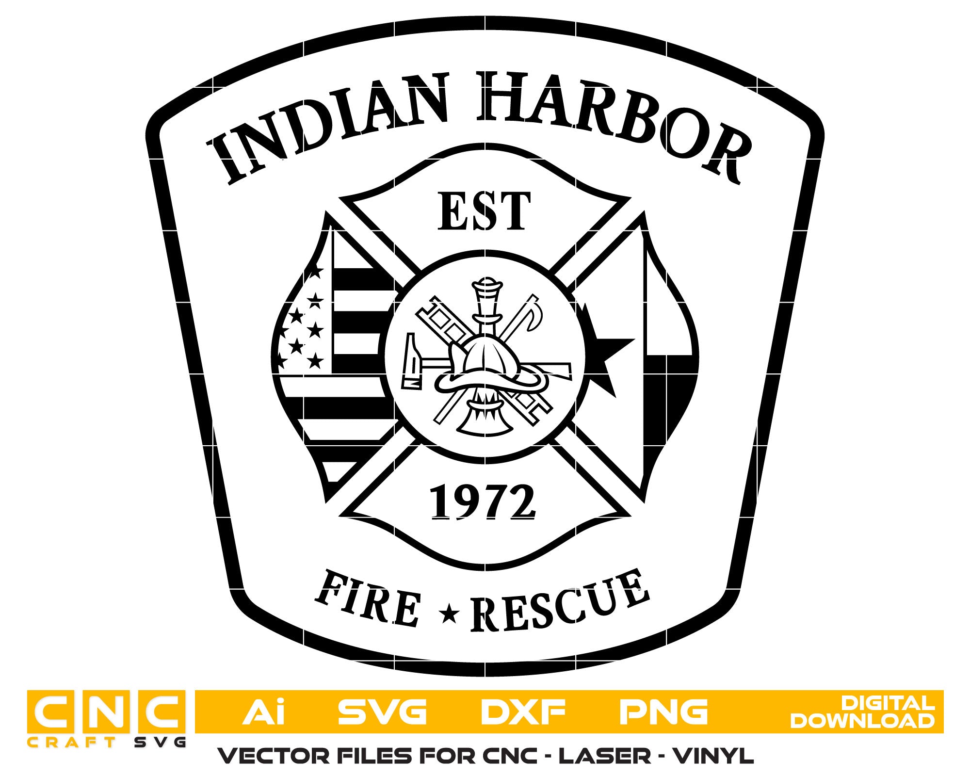 Indian Harbor Fire Department Patch