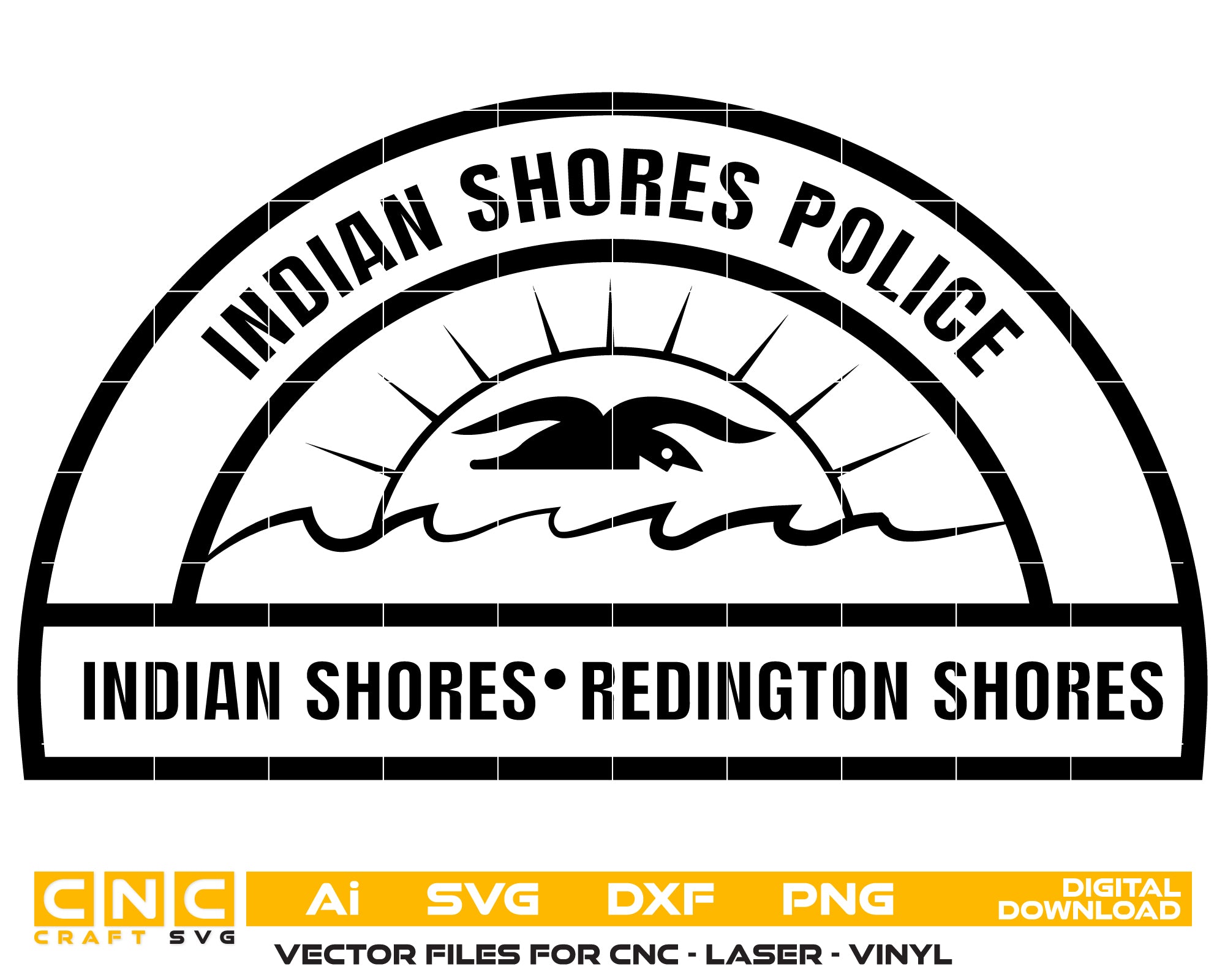 Indian Shores Redington Shores Police Department Patch