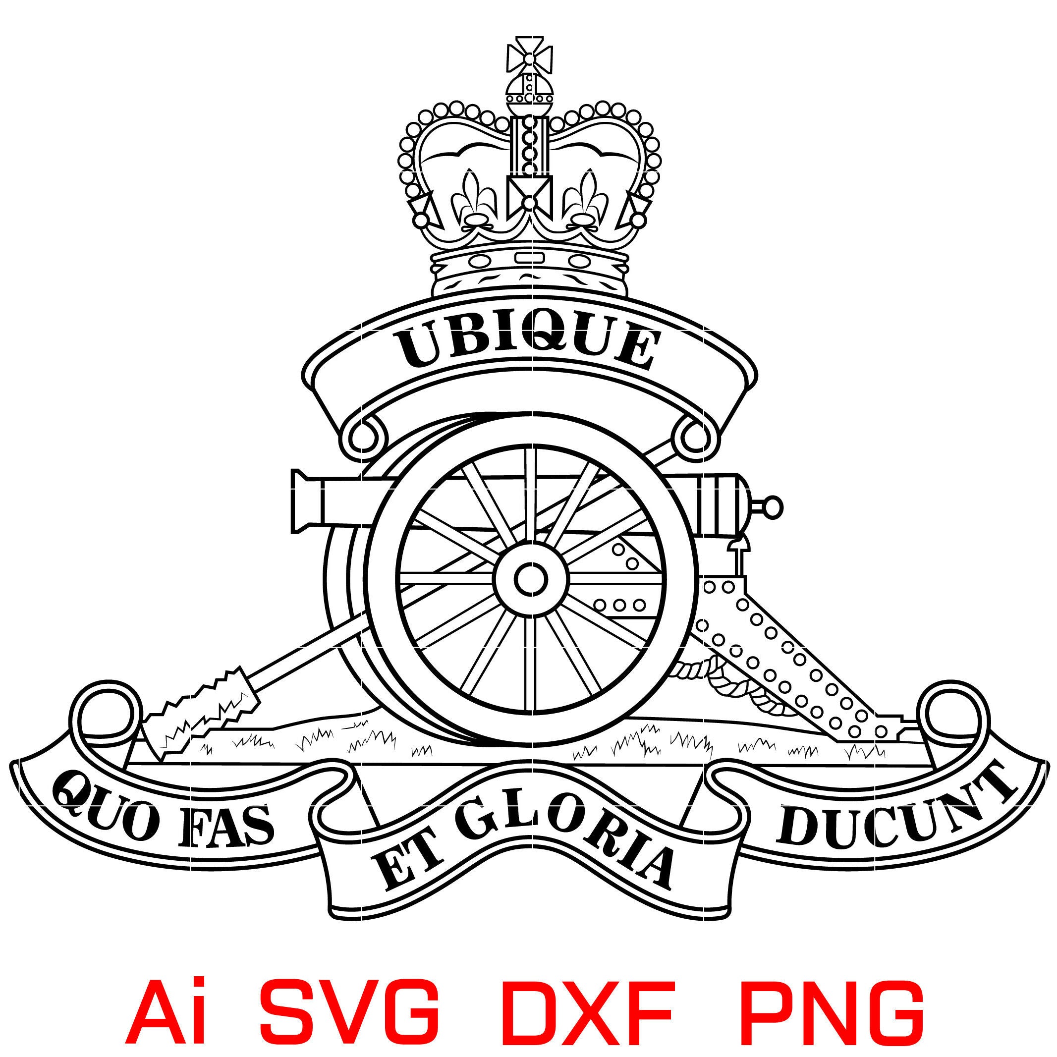 Royal Artillery Uboque Quo Fas Et Gloria Ducunt-01