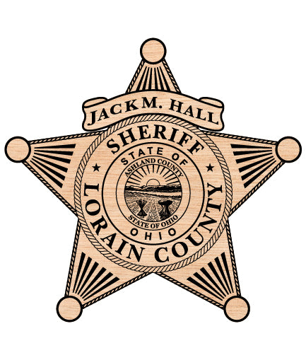 Jack M. Hall, Lorain County Sheriff's Office Badge