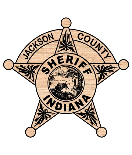 Jackson County Sheriff's Office Badge SVG Indiana Law Enforcement Vector