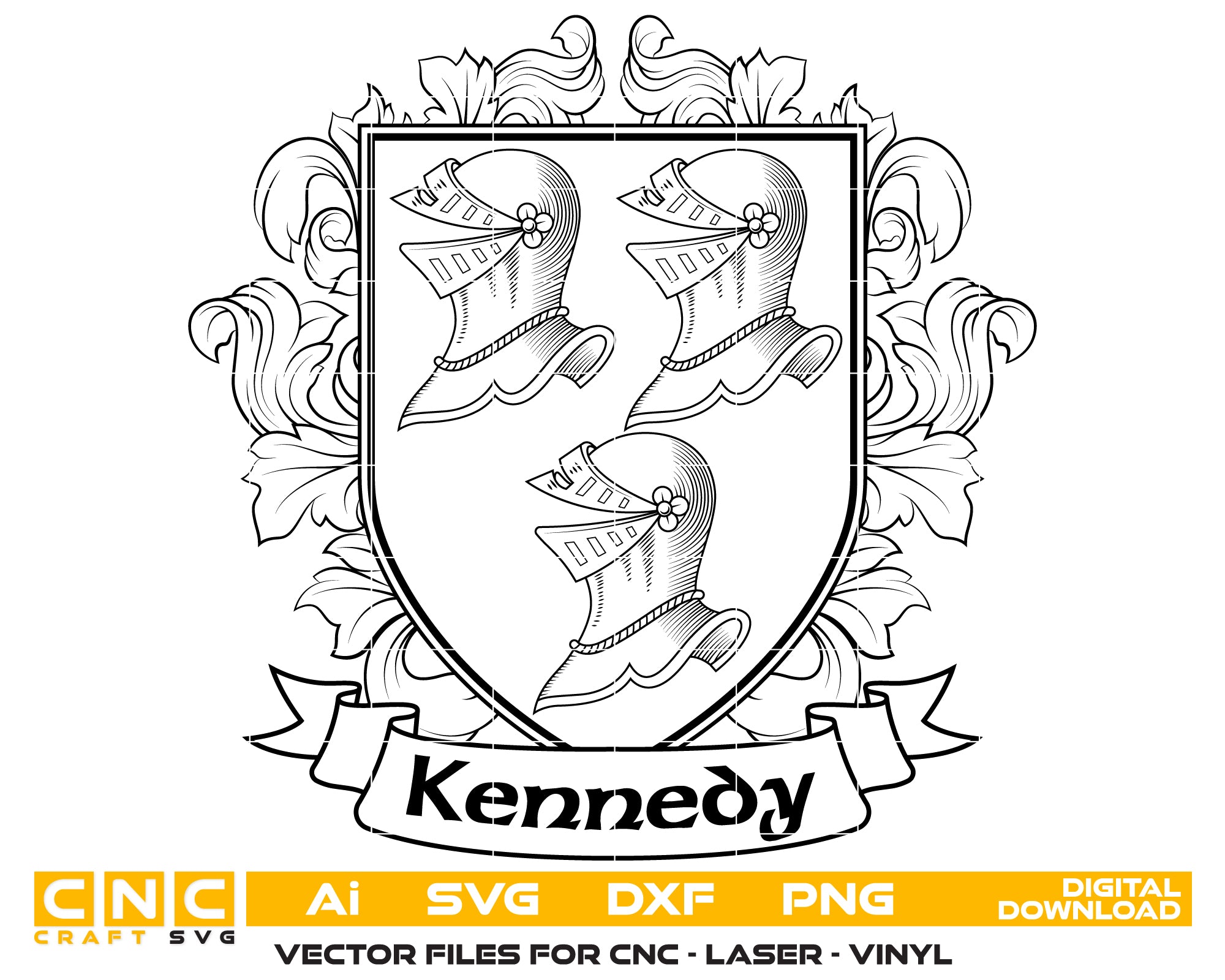 Kennedy Family Coat of Arms SVG
Kennedy Family Crest Vector
Kennedy Heraldic Emblem Design
Family Coat of Arms SVG Kennedy
Kennedy Ancestral Crest Emblem