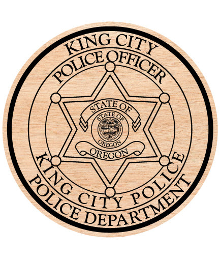King City Police Department Badge